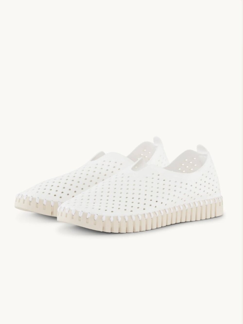 EUC Ilse Jacobsen tulipe flats - white 38